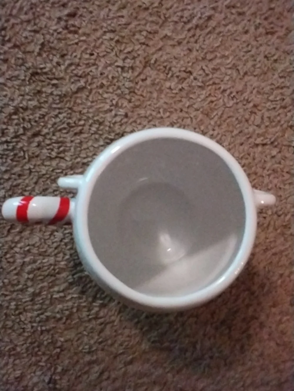 Teleflora White Bear Holiday Mug with Red Scarf Handle - Cozy Seasonal Drinkware